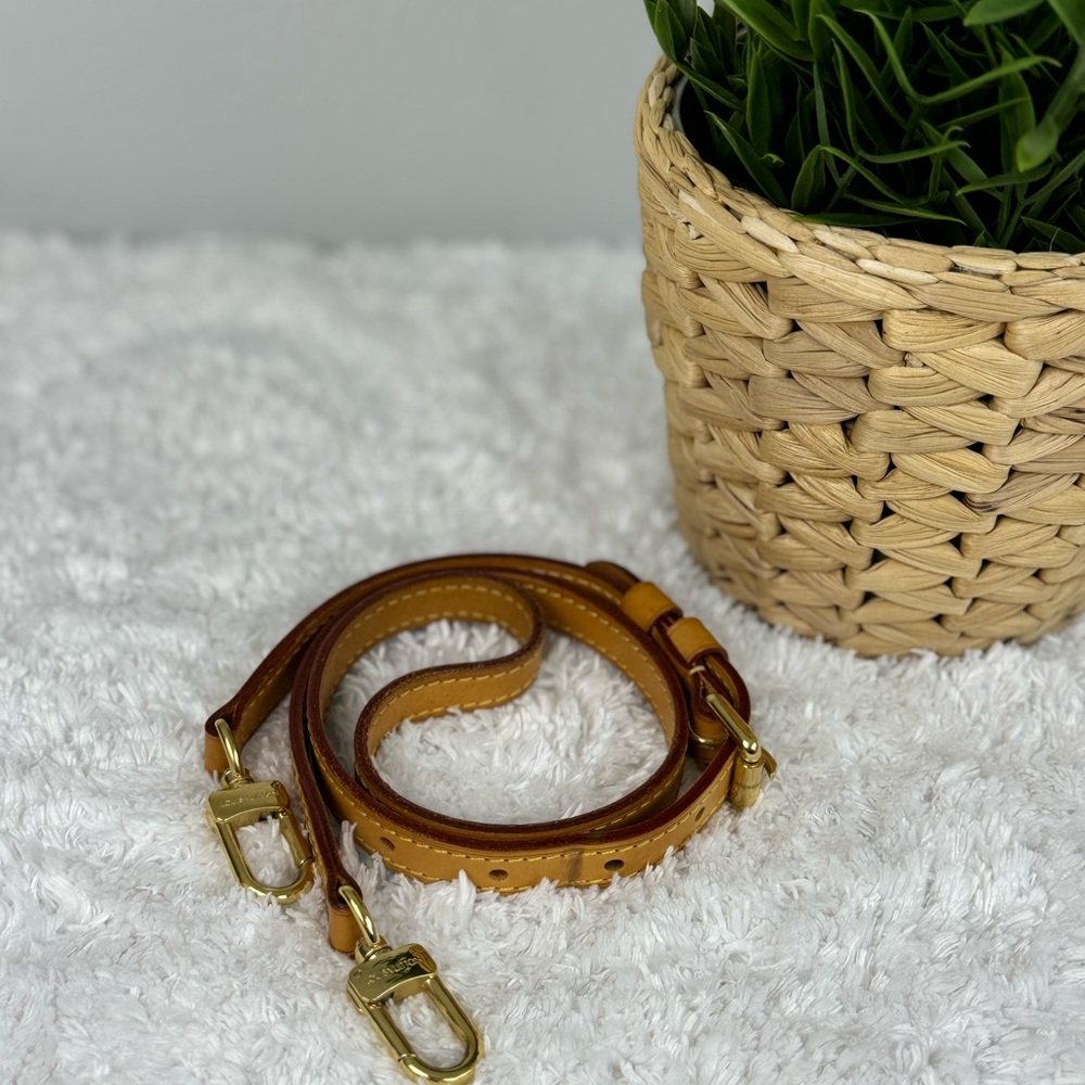 Louis Vuitton Tan Leather Shoulder Strap